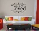 You Are Loved Quotes Wall Decal Family Vinyl Art Stickers